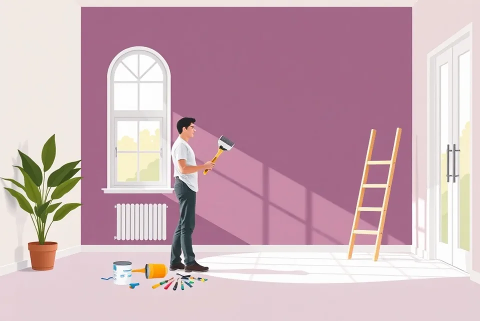 Intérieur rénové après travaux de peinture à Saint-Michel-sur-Orge